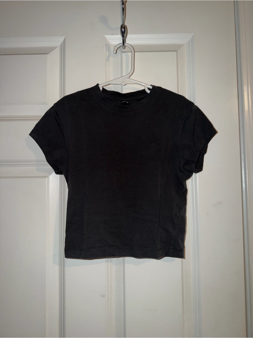 Oner Active Black Crewneck Crop Tee